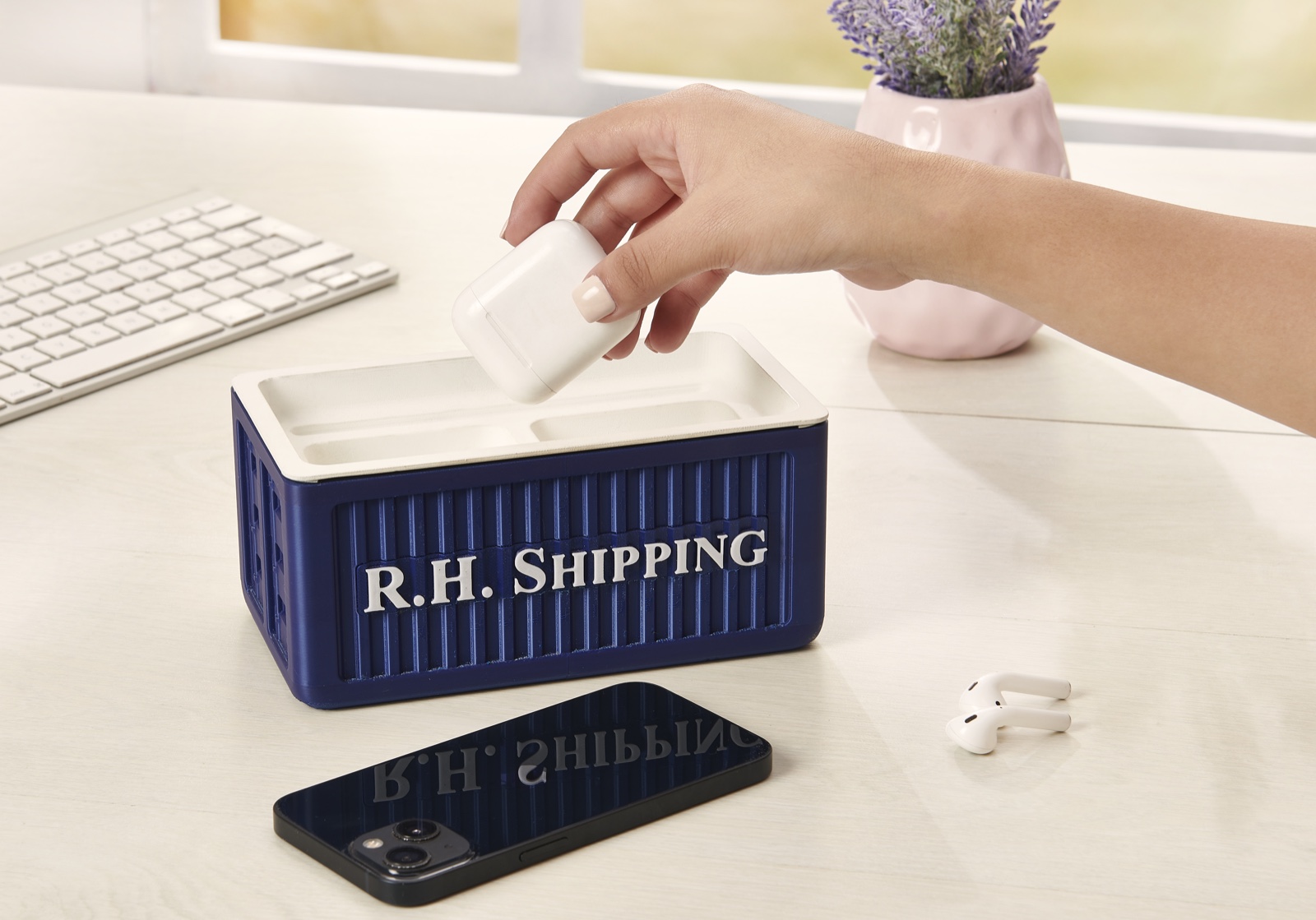 Organizador de escritorio personalizado